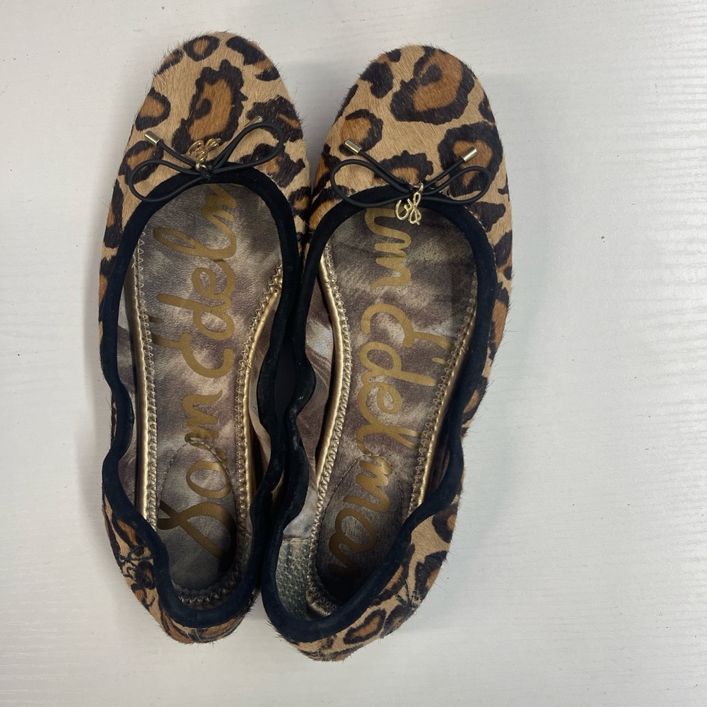 Sam Edelman Leopard Ballerina Flats